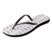 Weihnachtslager FlipFlops Badesandalen (Schrägansicht)
