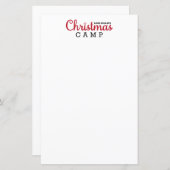 Weihnachtslager-Geschirr | CHRISTMAS STATIONERY (Vorne/Hinten)