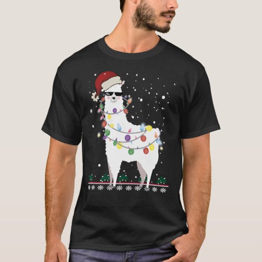 Weihnachtslama - Alpaca Christmas Tree Classic T- T-Shirt (Vorderseite)