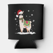 Weihnachtslama - Alpaca Weihnachten Dosenkühler (Vorderseite)