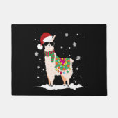 Weihnachtslama - Alpaca Weihnachten Fußmatte (Vorderseite)