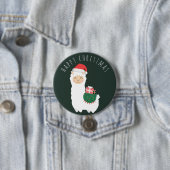Weihnachtslama Button (Beispiel)