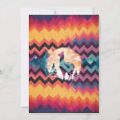 Weihnachtslama Einladung (Rückseite)