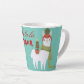 Weihnachtslama-Fa-Lala Milchtasse (Rechte Ecke)