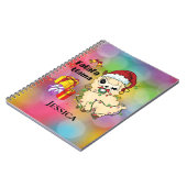 Weihnachtslama Notizblock (Linke Seite)
