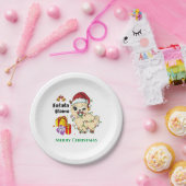 Weihnachtslama-Papierplatte Pappteller (Party)