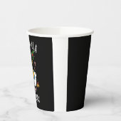 Weihnachtslama Pappbecher (Links)
