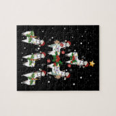 Weihnachtslama Puzzle (Horizontal)