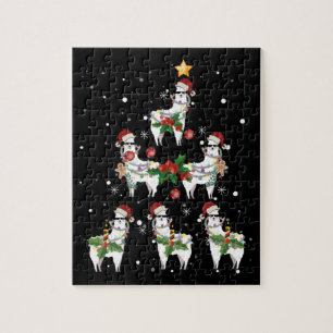 Weihnachtslama Puzzle