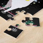 Weihnachtslama Puzzle (Seite)