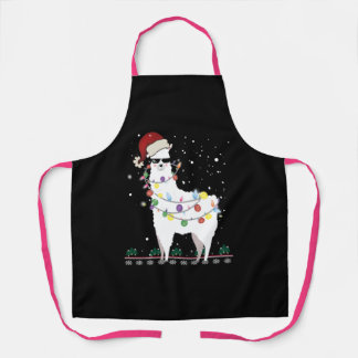 Weihnachtslama Schürze