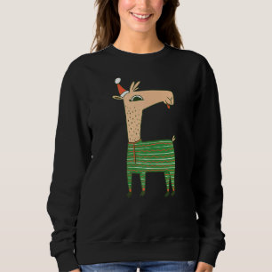 Weihnachtslama Sweatshirt