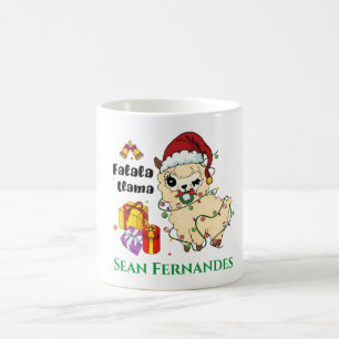 Weihnachtslama-Tasse Kaffeetasse