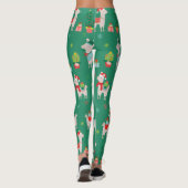 Weihnachtslamas Leggings (Rückseite)