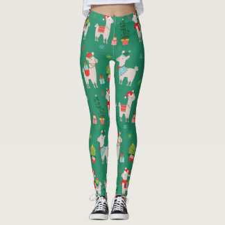 Weihnachtslamas Leggings