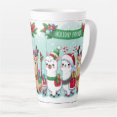 Weihnachtslamas Milchtasse (Rechte Ecke)