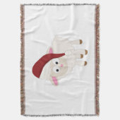 Weihnachtslamm Decke (Vorderseite Vertikal)