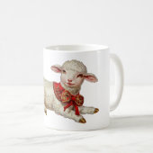 Weihnachtslamm Kaffeetasse (VorderseiteRechts)