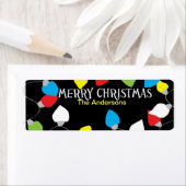 Weihnachtslampen - Adressenaufkleber (Insitu)