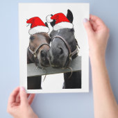 Weihnachtsland Pferde Flyer (Hand)