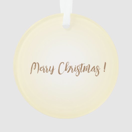 Weihnachtslandekunst Ornament (Rückseite)