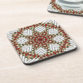 Weihnachtslandpatchwork Cork Untersetzer (Linke Seite)