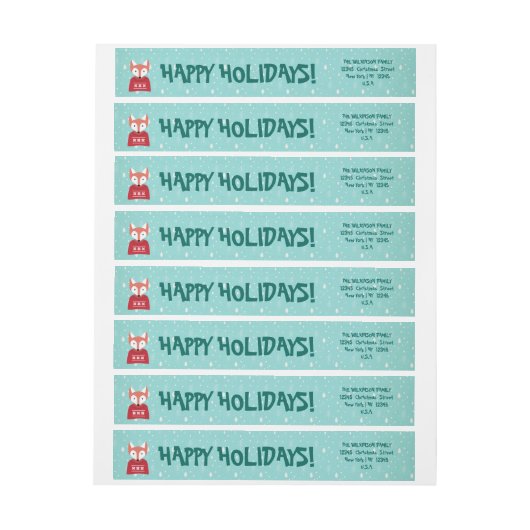 Weihnachtslandschaft (Bogen)