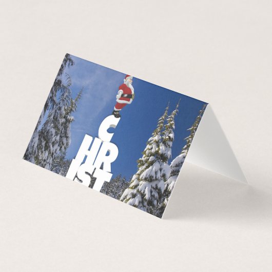 Weihnachtslandschaft (Vorderseite)