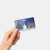 Weihnachtslandschaft Ausweis (Handheld)