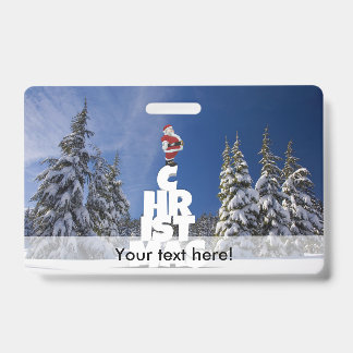 Weihnachtslandschaft Ausweis