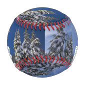 Weihnachtslandschaft Baseball (Rückseite)