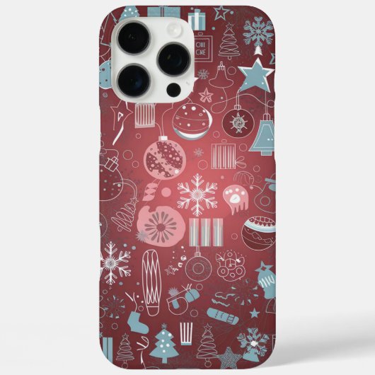 Weihnachtslandschaft Case-Mate iPhone Hülle (Rückseite)