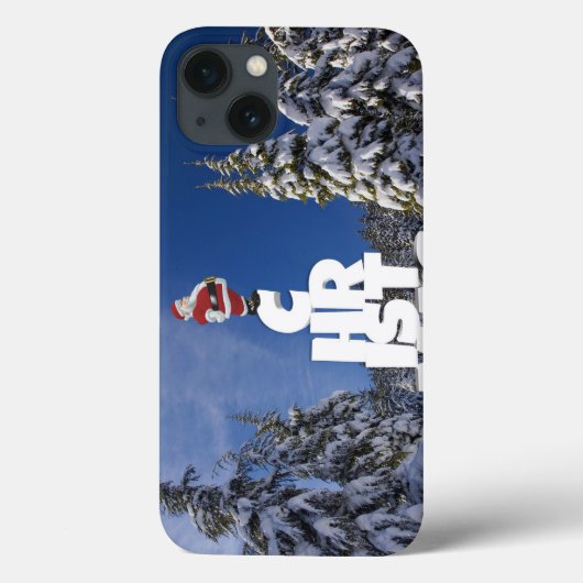 Weihnachtslandschaft Case-Mate iPhone Hülle (Rückseite)