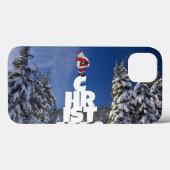 Weihnachtslandschaft Case-Mate iPhone Hülle (Rückseite (Horizontal))