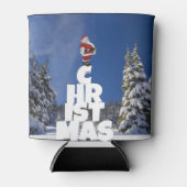 Weihnachtslandschaft Dosenkühler (Vorderseite)