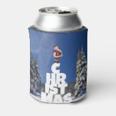 Weihnachtslandschaft Dosenkühler (Kanne Rückseite)