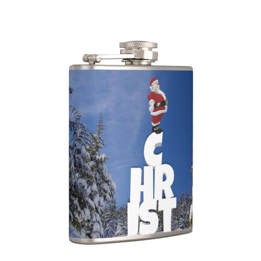 Weihnachtslandschaft Flachmann (Rechts)