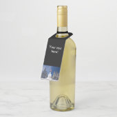 Weihnachtslandschaft Flaschenanhänger (Angewinkelt)