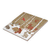 Weihnachtslandschaft Fliese (Seite)