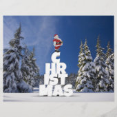 Weihnachtslandschaft Flyer (Vorne)