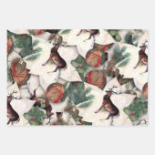 Weihnachtslandschaft Geschenkpapier Set (Vorderseite 3)