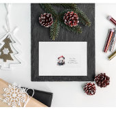 Weihnachtslandschaft, individuell anpassbar adressaufkleber