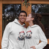 Weihnachtslandschaft, individuell anpassbar hoodie