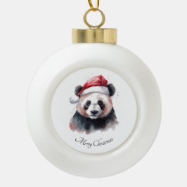 Weihnachtslandschaft, individuell anpassbar keramik Kugel-Ornament