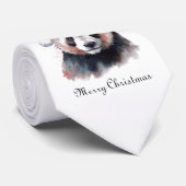 Weihnachtslandschaft, individuell anpassbar krawatte (Gerollt)