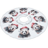 Weihnachtslandschaft, individuell anpassbar polyester weihnachtsbaumdecke (Schrägansicht)