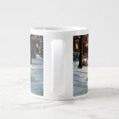 Weihnachtslandschaft Jumbo-Tasse (Rückseite)