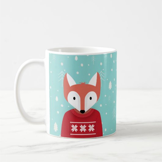 Weihnachtslandschaft Kaffeetasse (Links)