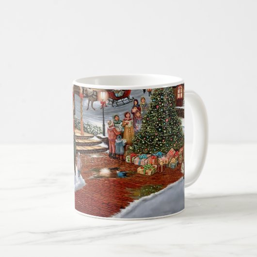 Weihnachtslandschaft Kaffeetasse (VorderseiteRechts)