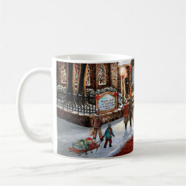 Weihnachtslandschaft Kaffeetasse